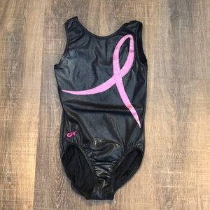 Breast Cancer Gymnastics Leotard